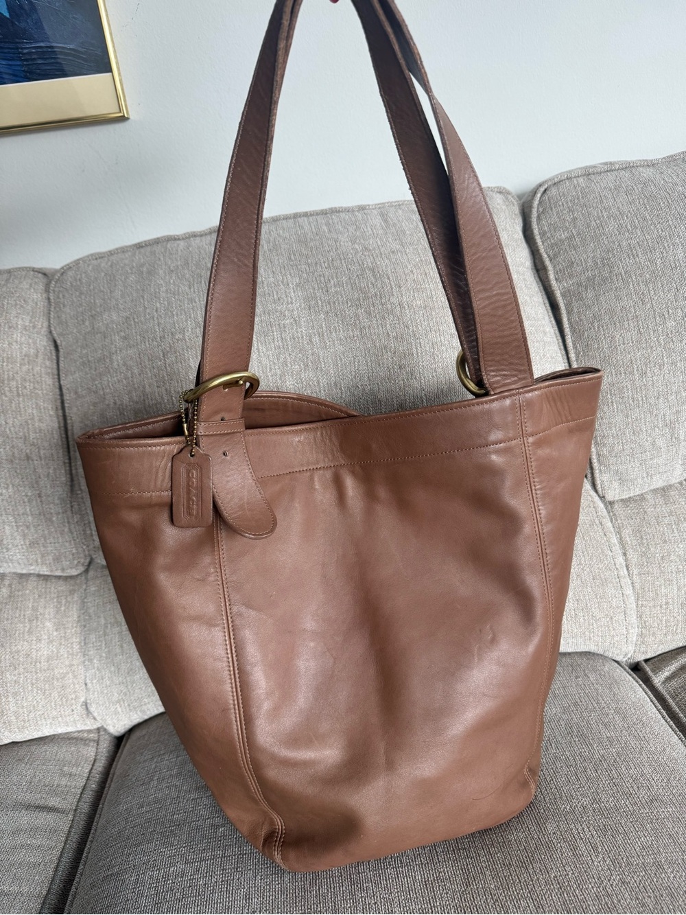 Vintage coach Cappuchino xl tote